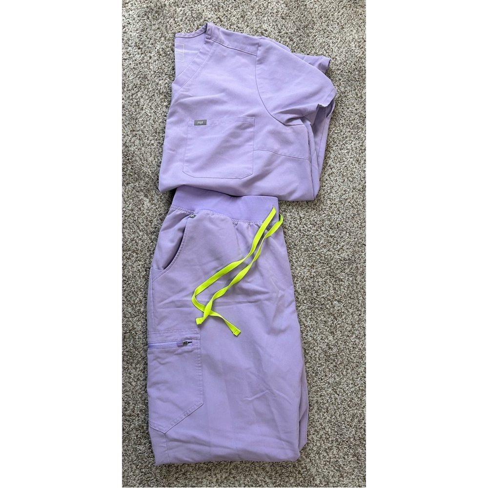 Figs Lavender Dew Scrub Set 3XL Tall- pants